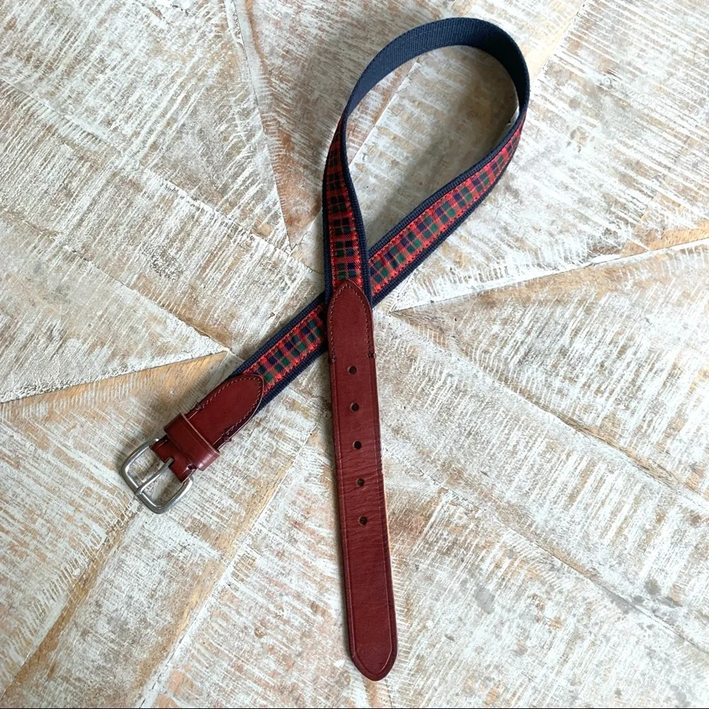 J. Crew Belt Tartan